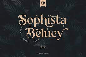 Font Sophista Belucy